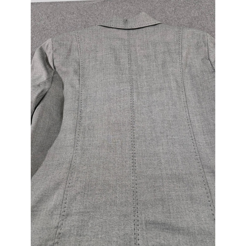 Alfred Dunner Womens Gray 3-Button Textured Blazer Jacket Size 20 - Picture 16 of 16